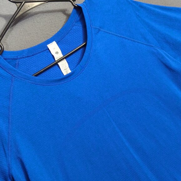 Lululemon Shirt Women's 12 Blue Swiftly Tech Long-Sleeve Shirt 2.0 Hip Length - Picture 1 of 10